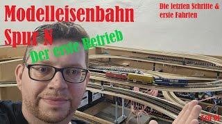 Teil91 Modelleisenbahn Spur N die letzen Schritte zur Inbetriebnahme & erste Probefahrt MoBa DoKu 4K