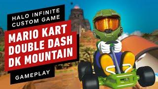 Halo Infinite Custom Game Mario Kart Double Dash DK Mountain Gameplay