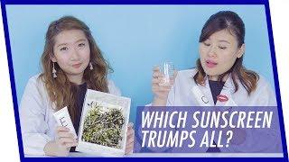 BEST sunscreen in Singapore found?! We do multiple tests to find it | DV BEAUTY LAB