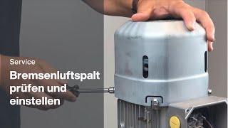 Bremsenluftspalt prüfen und einstellen | Service | SEW-EURODRIVE