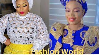 Lace & Ankara Dress Styles || Gorgeous White Cord Lace & Ankara Dresses || African Fashion Designs