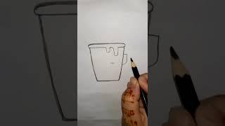 Draw cute Cocoa Cup|step by step cute things