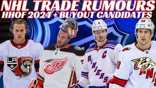 NHL Trade Rumours - NYR, Sens, Gibson to Wings? Necas to Preds? Mittlestadt & Demelo Sign & HHOF 24