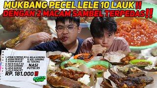 PERTAMA KALI KERINGET GW NGOCOR BEGINI ‼️ MUKBANG PECEL LELE TERPEDAS 10 LAUK SAMA @JonathanLiandi