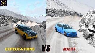 Fast Cars - Expectations Vs Reality | BeamNG Drive | myrag