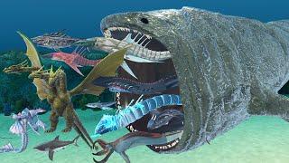 The Bloop Eats Sea Monster To Grow Up | 3D Monster Animation Comparison