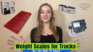 Weight Scales for Trucks. All You Need to Know