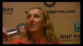 Anastasia Rodionova third round Roland Garros