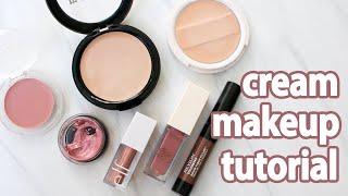 Drugstore Cream Makeup Full Face Tutorial for Radiant, Glowing Skin!