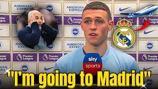 Look At What PHIL FODEN Said About REAL MADRID! GUARDIOLA Is PANICKING!