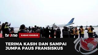 Momen Lambaian Tangan untuk Paus Fransiskus yang Bertolak ke Papua Nugini | Kabar Khusus tvOne