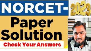 NORCET 2023 Paper Solution || by jabir sir | @healthbuzz