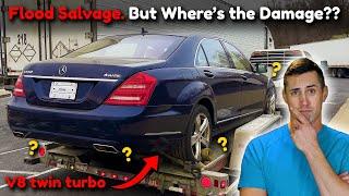 I Bought a "Flood Salvage" Mercedes S-Class. Am I Crazy? (Flagship Mercedes Sedan)