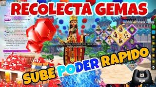 RECOLECCIÓN DE GEMAS PARA SUBIR PODER RAPIDO