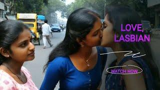 Romantic Lasbian kissing | Love Clips Indian Yong Woman'