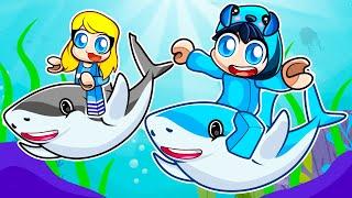 ROBLOX UNDERWATER ANIMALS With Crazy Fan Girl!