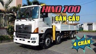 Bán xe cẩu HINO 4 chân 17 tấn gắn cẩu Soosan SCS1015L 10 tấn 5 khúc trả góp 90% giao ngay