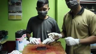 TUTORIAL MENGGUNAKAN PENETRANT  (NDT)