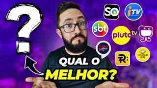 QUAL O MELHOR APP DE STREAMING GRÁTIS? PLUTO TV, ITV CHANNEL, RUNTIME, SOPLAY?