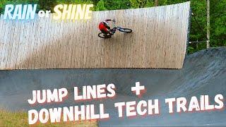 Mountain Bike On Asphalt? Jump Lines + All Weather Downhill Trails-Baker Creek Preserve Knoxville TN