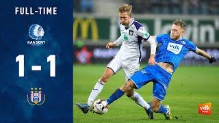  KAA GENT - RSC ANDERLECHT: 1-1 (MD 25 / JPL 2019 - 2020)