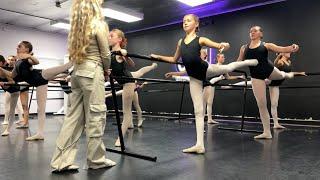 Ballet class ( ballet barre warmup and centre ) JDI dance company