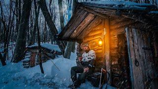 ВЕРНУЛСЯ В ЗЕМЛЯНКУ У РЕКИ | НОЧЕВКА В СИЛЬНУЮ МЕТЕЛЬ