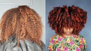 Pro tips for flawless rod set on blow dried natural hair!
