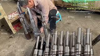 Batch Shipment of 6YL-68 Screw Oil Press Machine Shafts