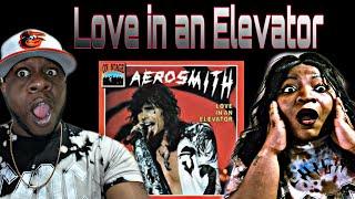 CAN'T BELIEVE WE NEVER HEARD THIS BEFORE!!!   AEROSMITH - LOVE IN AN ELEVATOR (REACTION)