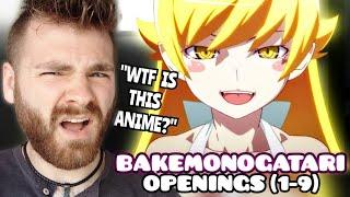 First Time Reacting to "Bakemonogatari Openings (1-9)" | New Anime Fan! | REACTION!