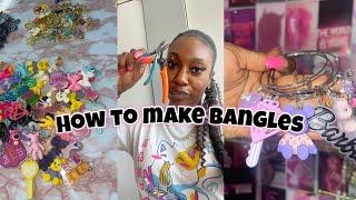 HOW TO MAKE BANGLES | HOW TO MAKE BRACELETS| LIVE TALK THRU