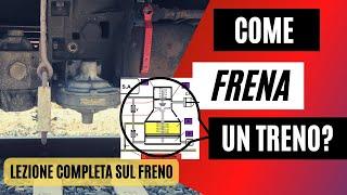 COME FRENA un TRENO? FRENO FERROVIARIO e DISTRIBUTORE: ecco come FUNZIONANO i FRENI dei TRENI