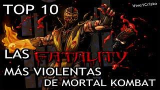Top 10: "Los Fatalities Más Violentos de Mortal Kombat" (Según Yo) (Loquendo)