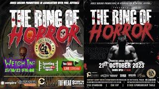 LIVE BOXING - Ring of Horror - Jobes Boxing