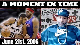 Sheed DUELED With Tim Duncan In The NBA Finals