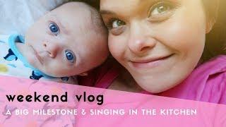 WEEKEND VLOG - HITTING A MILESTONE, SINGING IN THE KITCHEN & A CHEEKY NANDO'S