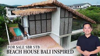 BALI INSPIRED BEACH HOUSE TALI BEACH NASUGBU | FOR SALE BEACH HOUSE TOUR B96| REY MILLADA TV