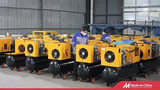 OPPAIR screw air compressor manufacturer new workshop show