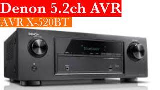 Denon 5.2ch AVR | Denon AVR X 520BT | Denon home theater system | dolby digital amplifier | #denon