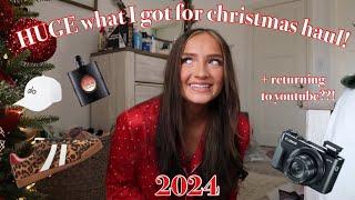 HUGE What I Got For Christmas Haul 2024!! (I got a NEW camera!!!)