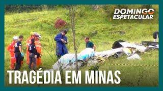 Notícia do Domingo: Avião de pequeno porte cai e mata sete pessoas em Minas Gerais