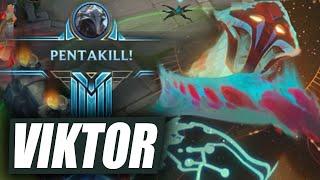 Wild Rift Viktor PENTAKILL Gameplay!!