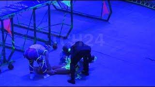 Видео падения гимнастки в Тульском цирке