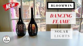 Solar  Torch Lights  with Flickering  Flame  -  Review       