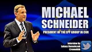 Łukasz Romańczuk interviews Michael Schneider (EPP COR President/DE)