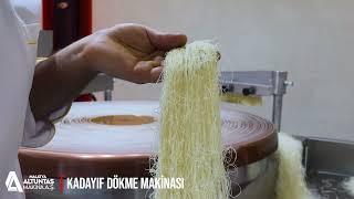 ALTUNTAŞ KADAYIF DÖKME MAKİNESİ I BURMA - KADAYIF - KÜNEFE MAKİNESİ