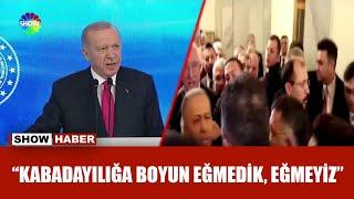 Erdoğan'dan CHP'ye 'kayyum arbedesi' tepkisi