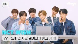 WISH has lots of love Anonymous chatroom of NCT WISH is an aegyo party | CHAT DGG | DGG | DINGO