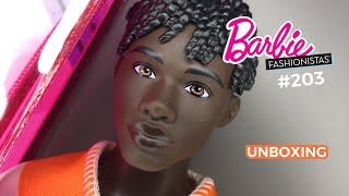 Barbie Fashionistas 203 - Unboxing + Skin Comparison | NEW WAVE 2022